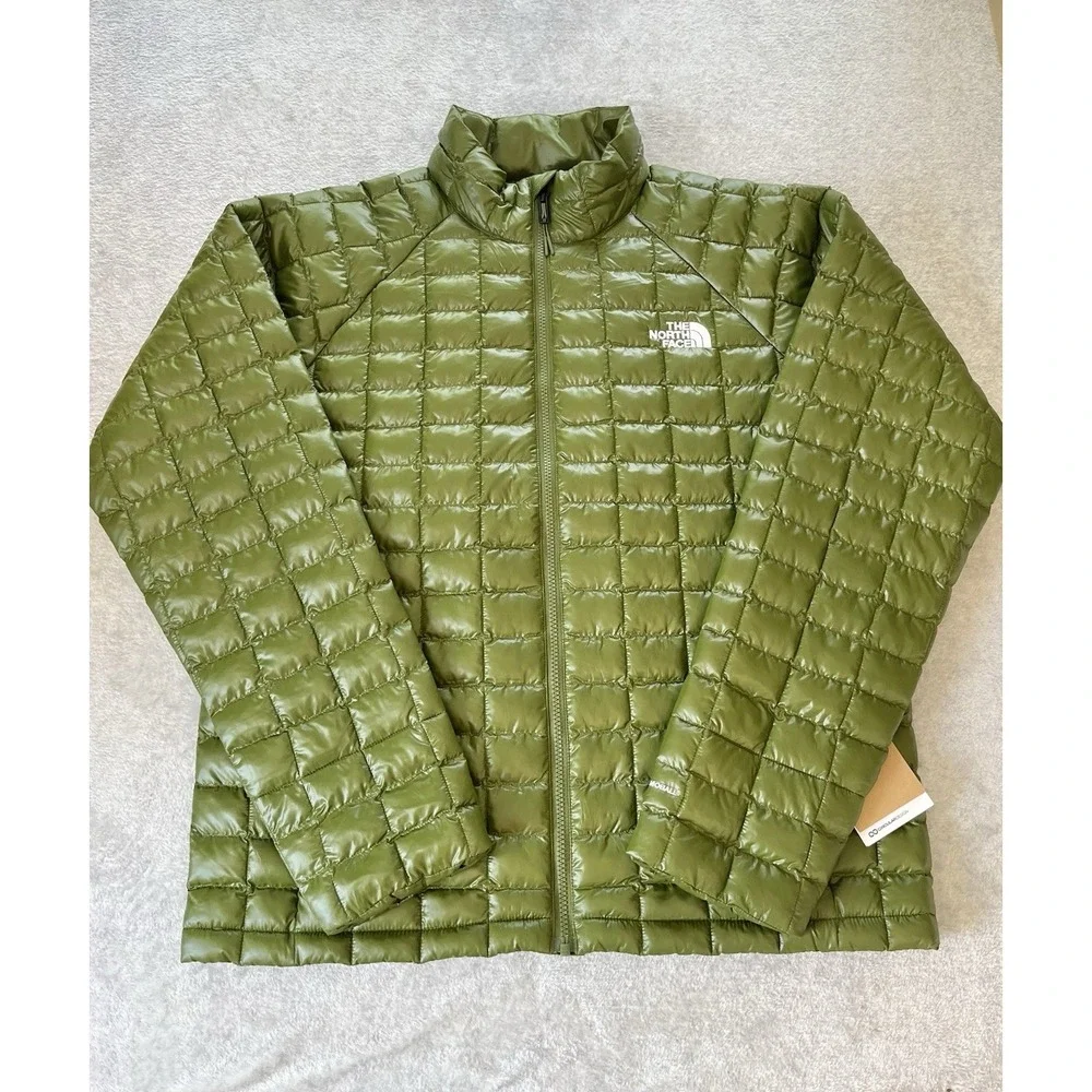 THE NORTH FACE NWT Men's Thermoball Insulated Puffer Jacket Lg Green